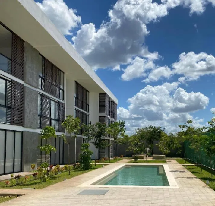 Departamento 2Pax Con Alberca Complejo Nutuuk Apartment Merida Mexico